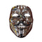 KBW GLOBAL CORP Costume Accessories Silver Vendetta Face Mask for Adults 831687073687