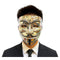 KBW GLOBAL CORP Costume Accessories Silver Vendetta Face Mask for Adults 831687073687