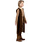 KROEGER Costumes Star Wars Obi-Wan Qualux Costume for Kids, Brown Hooded Robe