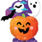 LE GROUPE BLC INTL INC Balloons Ghost and Pumpkin Airloonz Standing Air-Filled Foil Balloon, 41 Inches, 1 Count 026635448413