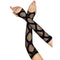 LEG AVENUE/SKU DISTRIBUTORS INC Costume Accessories Black Long Fishnet Gloves for Adults, 1 Count 714718566153