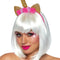 Buy Costume Accessories Pink & gold unicorn headband with flowers for adults sold at Party Expert