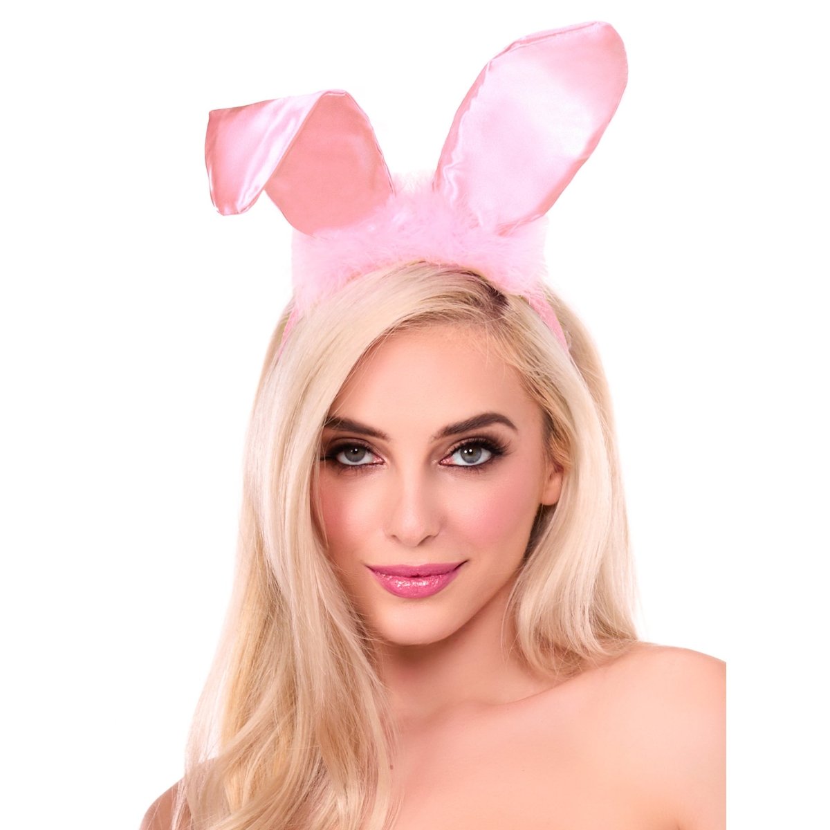 LEG AVENUE/SKU DISTRIBUTORS INC Costume Accessories Pink Satin Bunny Ears for Adults 714718577937