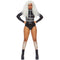 LEG AVENUE/SKU DISTRIBUTORS INC Costume Accessories Wet Look High Neck Zipper Front Bodysuit for Adults