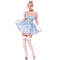 LEG AVENUE/SKU DISTRIBUTORS INC Costumes Ballroom Babe Costume for Adults, Blue Dress, Choker and Headband