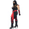 LEG AVENUE/SKU DISTRIBUTORS INC Costumes Deadly Ninja Plus Size Costume for Adults, Black and Red Jumpsuit