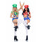 LEG AVENUE/SKU DISTRIBUTORS INC Costumes Gamer Babe Sexy Costume for Adults, Green Crop Top and Blue Short