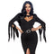 LEG AVENUE/SKU DISTRIBUTORS INC Costumes Immortal Mistress Costume for Adults, Black Long Dress