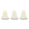 MERI MERI Halloween Halloween Glitter Dipped Ghost Candles, 3 Inches, 3 Count 636997291796