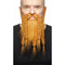 MUSTACHES Costume Accessories Ginger Braided Beard, 1 Count 4779037230914