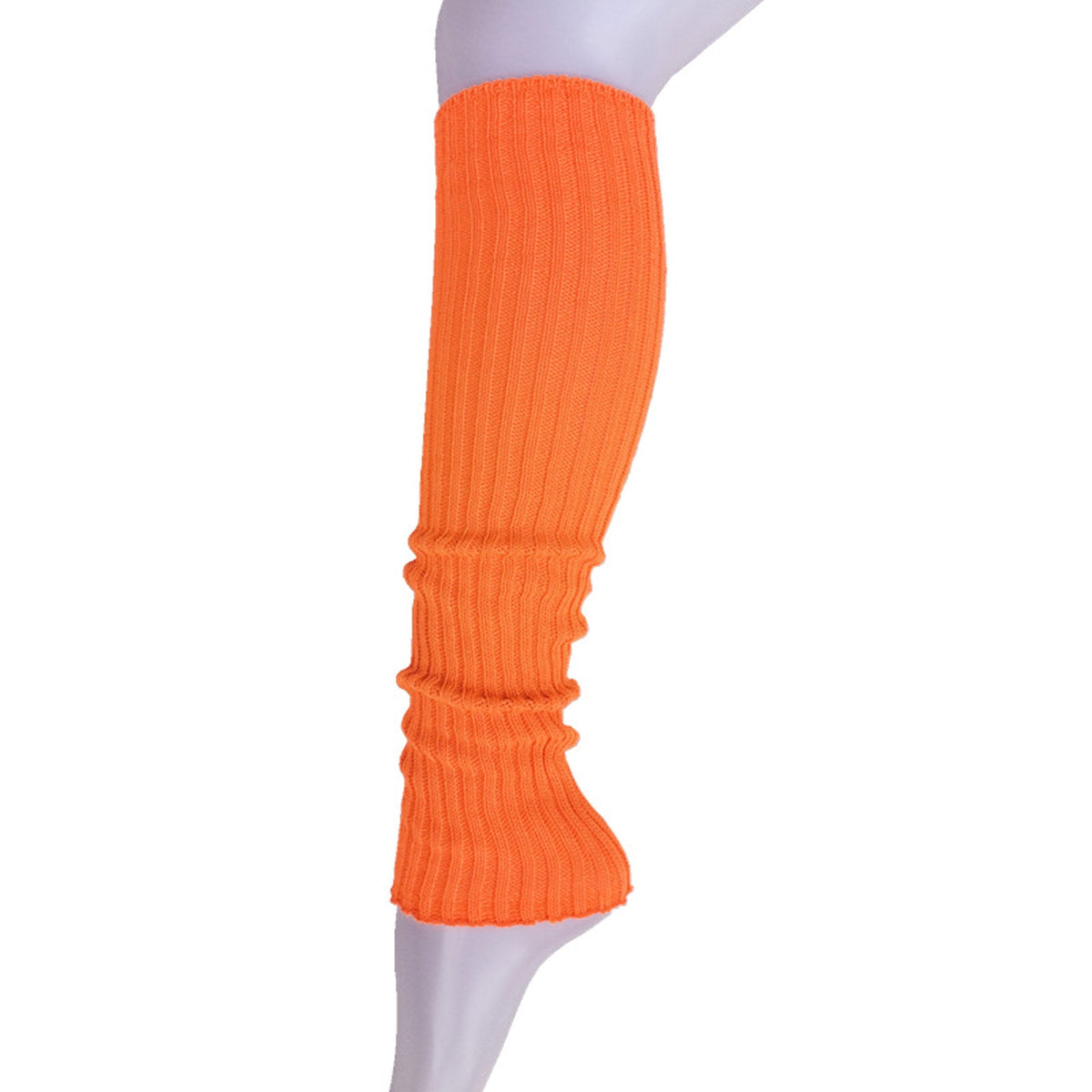 NINGBO NIKO IMP & EXP CO., LTD. Costume Accessories Neon Orange Leg Warmers for Adults 840482504746