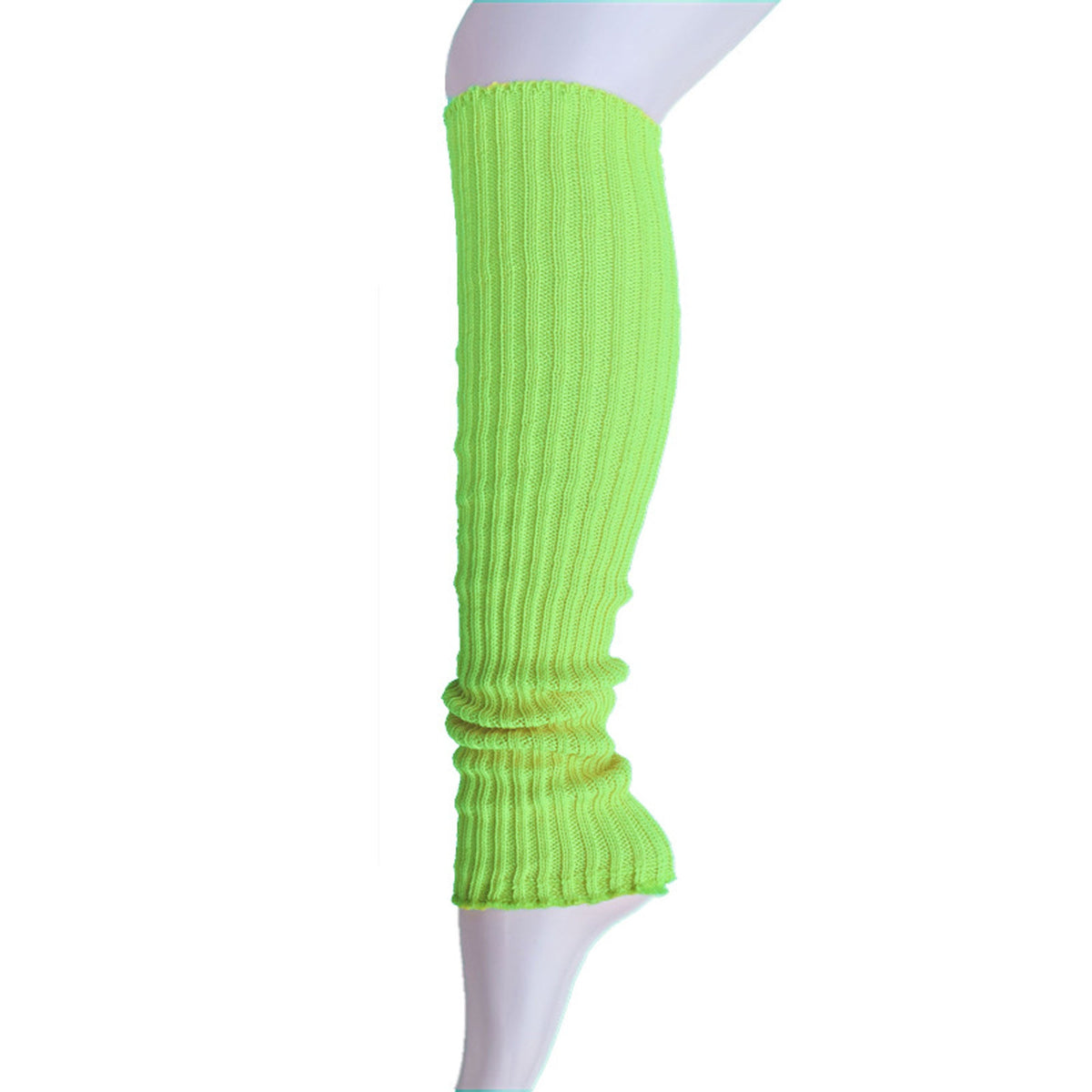 NINGBO NIKO IMP & EXP CO., LTD. Costume Accessories Neon Yellow Leg Warmers for Adults 840482504739