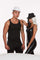 Buy Costume Accessories Black fedora hat with white stripes for adults sold at Party Expert