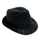 Buy Costume Accessories Black sequin fedora hat for adults sold at Party Expert