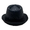 Buy Costume Accessories Black sequin fedora hat for adults sold at Party Expert