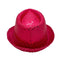 Buy Costume Accessories Fuchsia sequin fedora hat for adults sold at Party Expert