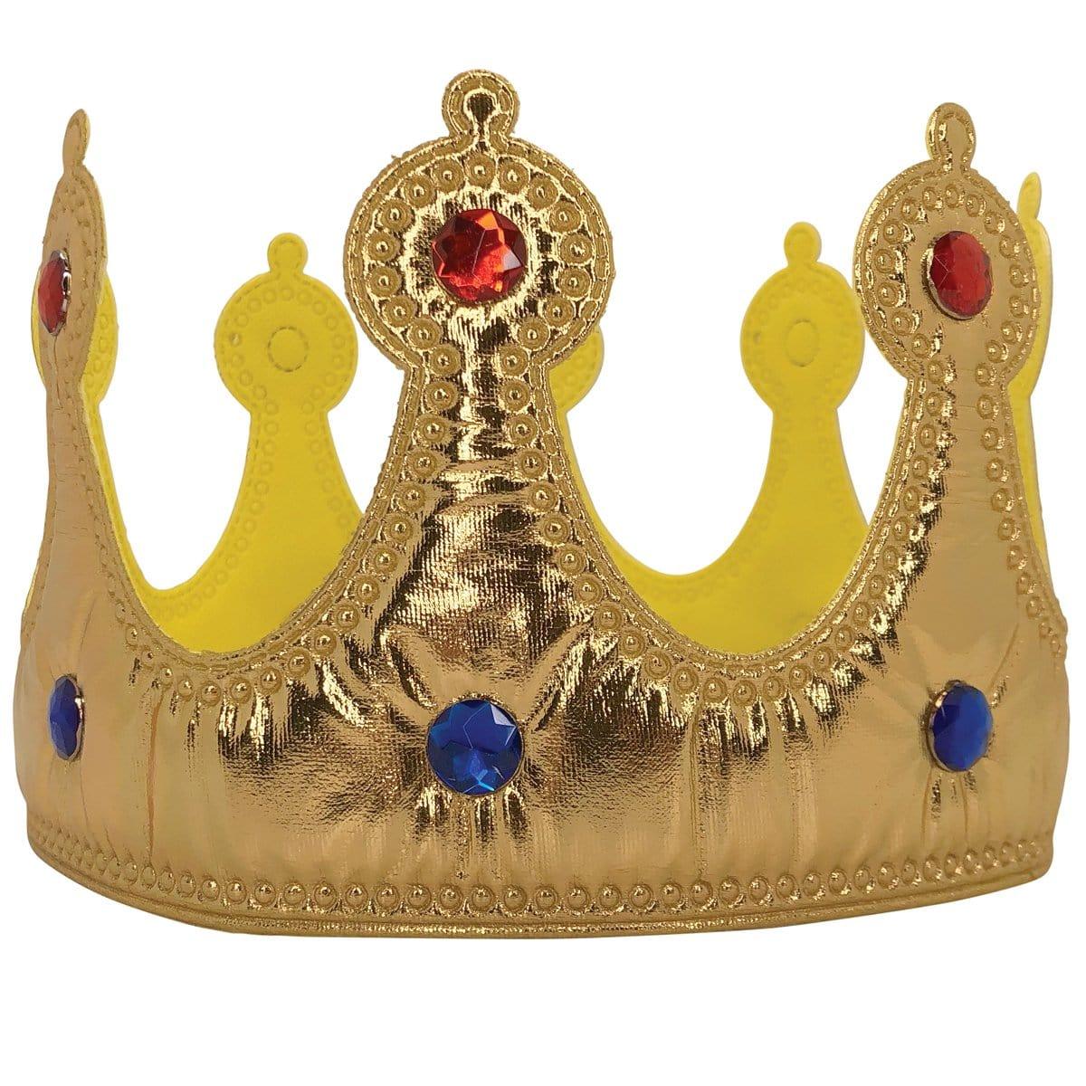 Buy Costume Accessories Gold crown for adults sold at Party Expert