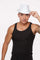 Buy Costume Accessories White fedora hat with black stripes for adults sold at Party Expert