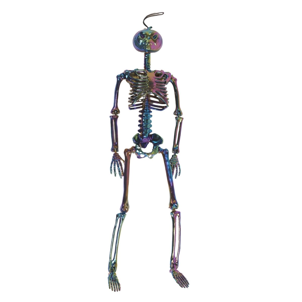 REGEN PRODUCTS CORP. Halloween Electroplated Skeleton, 16 Inches, 1 Count 721003899728