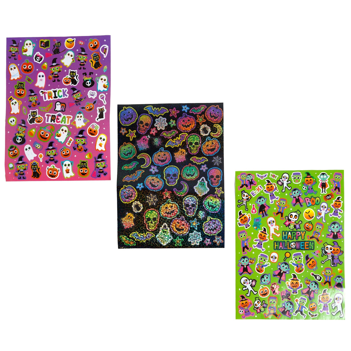 REGEN PRODUCTS CORP. Halloween Halloween Themed Sticker, Assortment, 60 Count 721003897045