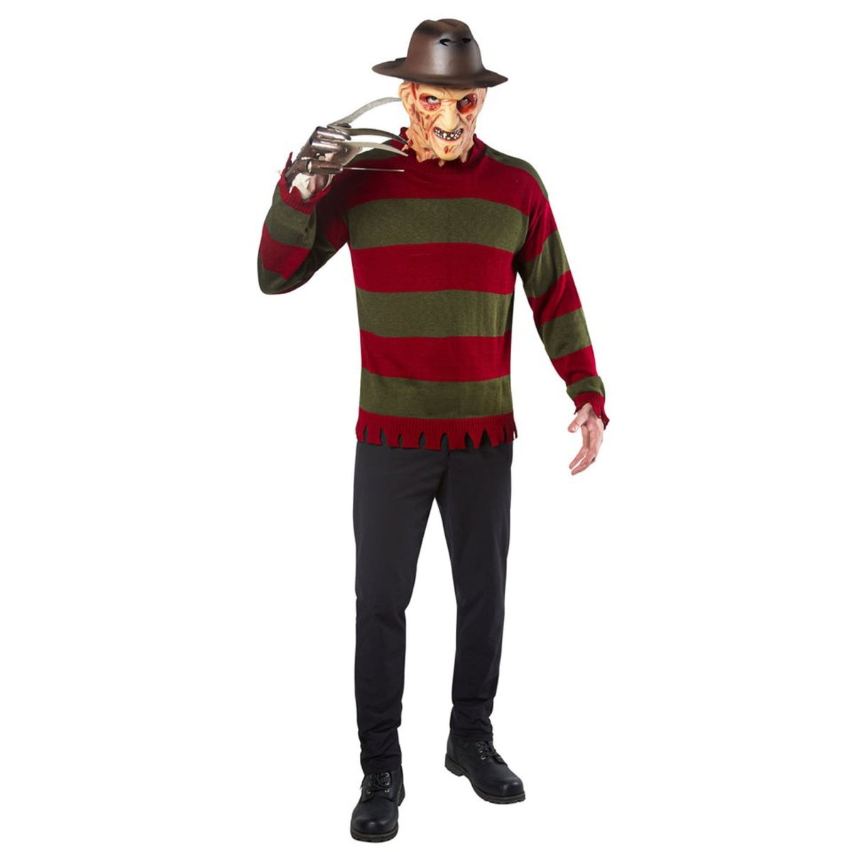 RUBIE S COSTUME CO Costume Accessories Deluxe Freddy Krueger sweater for men, A Nightmare On Elm Street