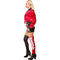 RUBIES II (Ruby Slipper Sales) Costumes Batman Harley Quinn Deluxe Costume for Adults, Red Jacket and Black Shorts