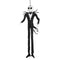 SEASONS HK USA INC Halloween Nightmare Before Christmas Jack Skellington Hanging Character, 36 Inches, 1 Count 190842812036