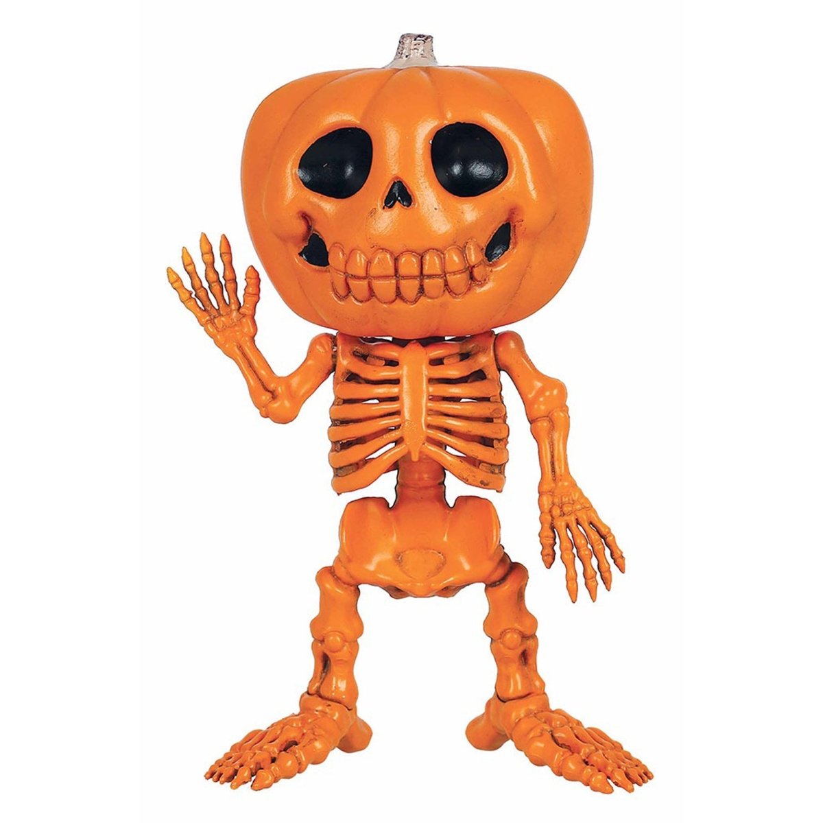 SEASONS HK USA INC Halloween Standing Orange Skeleton Pal, 7 Inches, 1 Count 190842847700