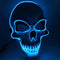 SHENZHEN DASHENG ELECTRONIC TECHNOLOGY CO. Costume Accessories LED Blue Skull Mask for Adults 810077653579