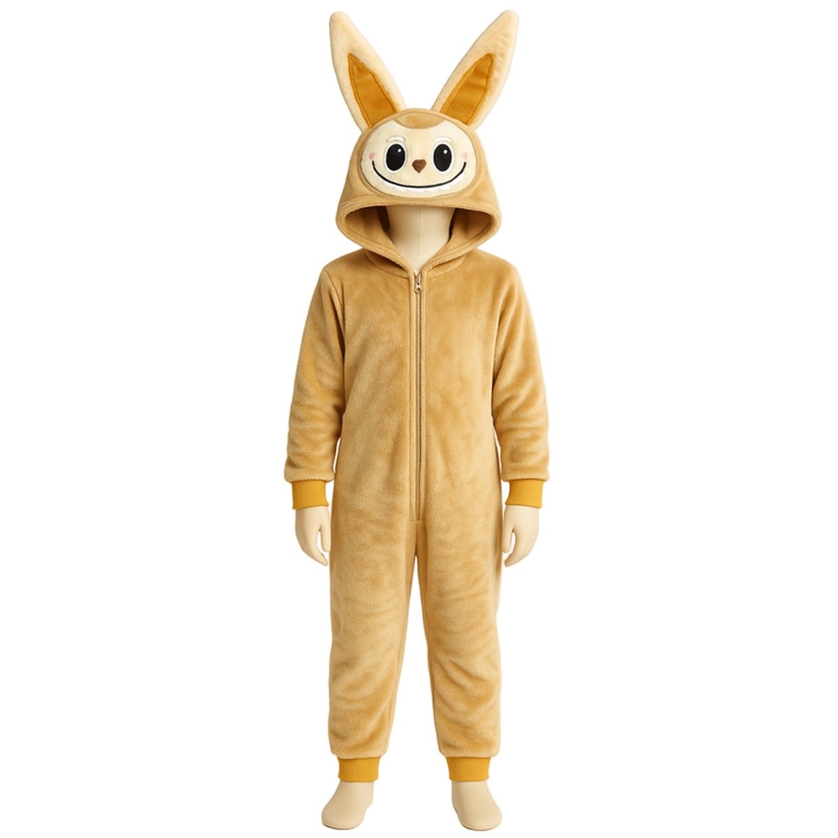 SHENZHEN SMACQWIN CO. LTD Costumes Beige Lafufu Costume for Kids, Hooded Jumpsuit