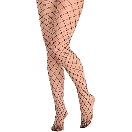 SUIT YOURSELF COSTUME CO. Costume Accessories Black big diamond net stocking for women 809801751780