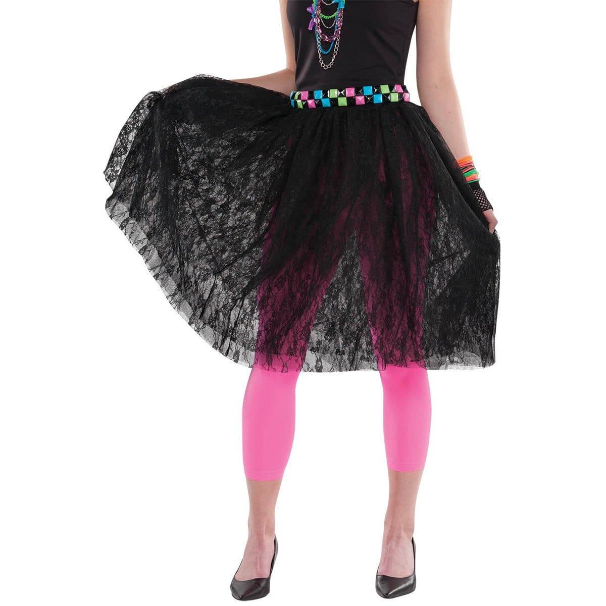 Buy Costume Accessories Black lace skirt for women sold at Party Expert