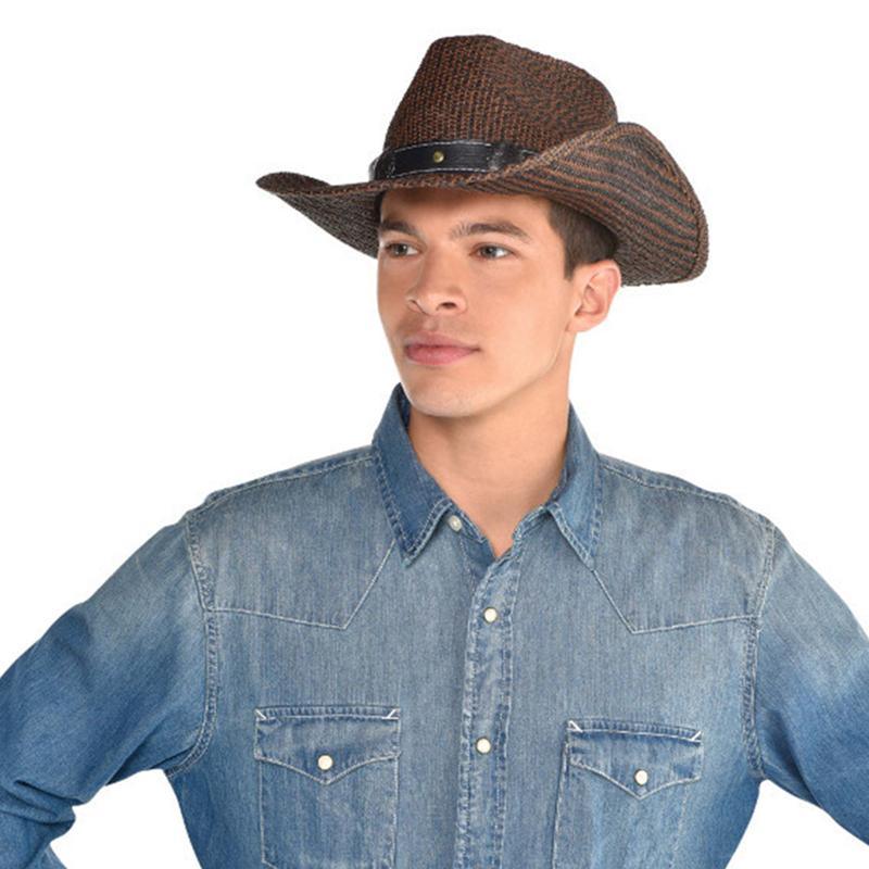 Buy Costume Accessories Brown cowboy hat for adults sold at Party Expert