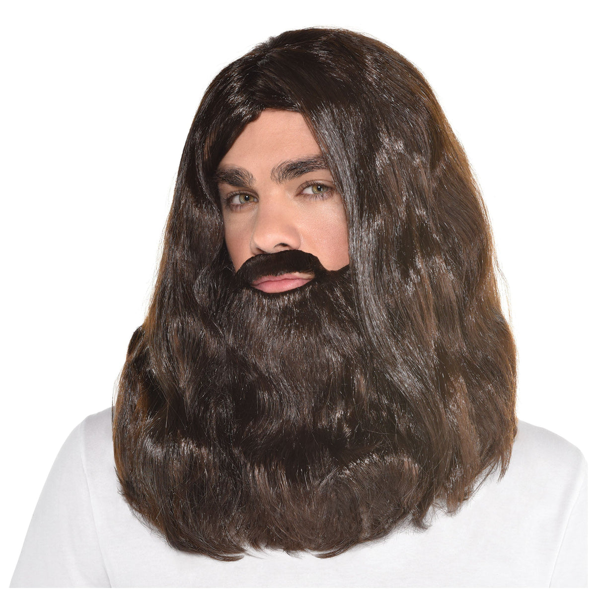 SUIT YOURSELF COSTUME CO. Costume Accessories Brown wig and beard set for men 809801704861