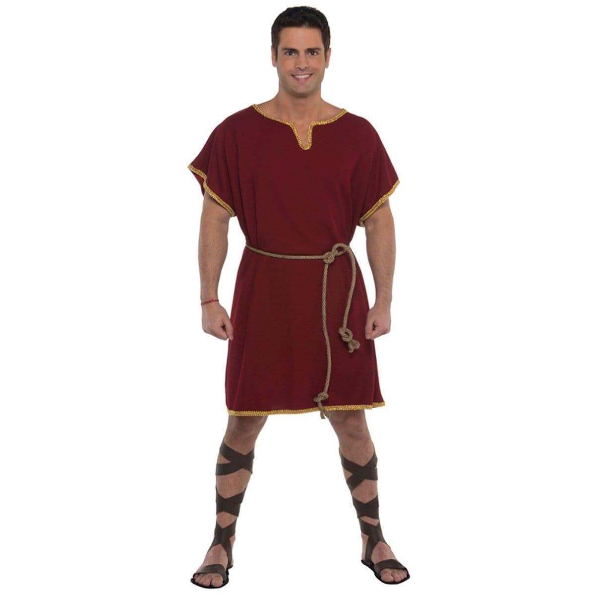 Buy Costume Accessories Burgundy tunic for men sold at Party Expert