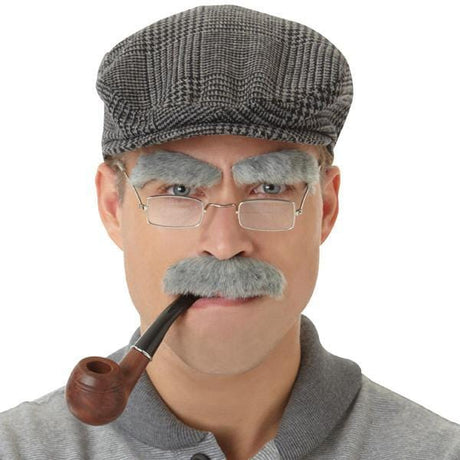 Buy Costume Accessories Old man facial hair set sold at Party Expert