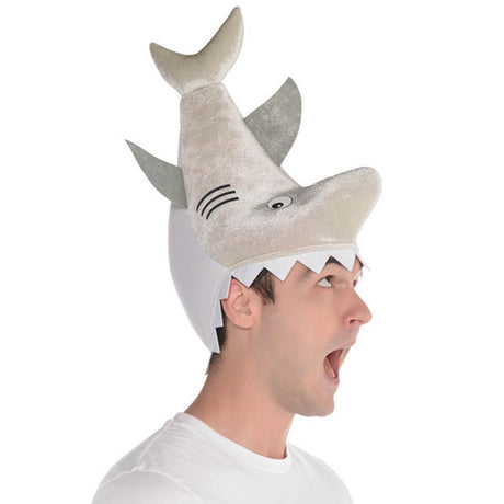 Buy Costume Accessories Shark hat for adults sold at Party Expert