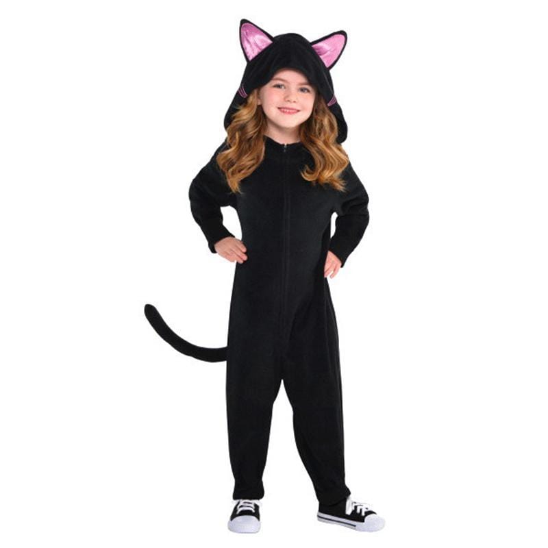 Buy Costumes Black Cat Zipster for Kids sold at Party Expert