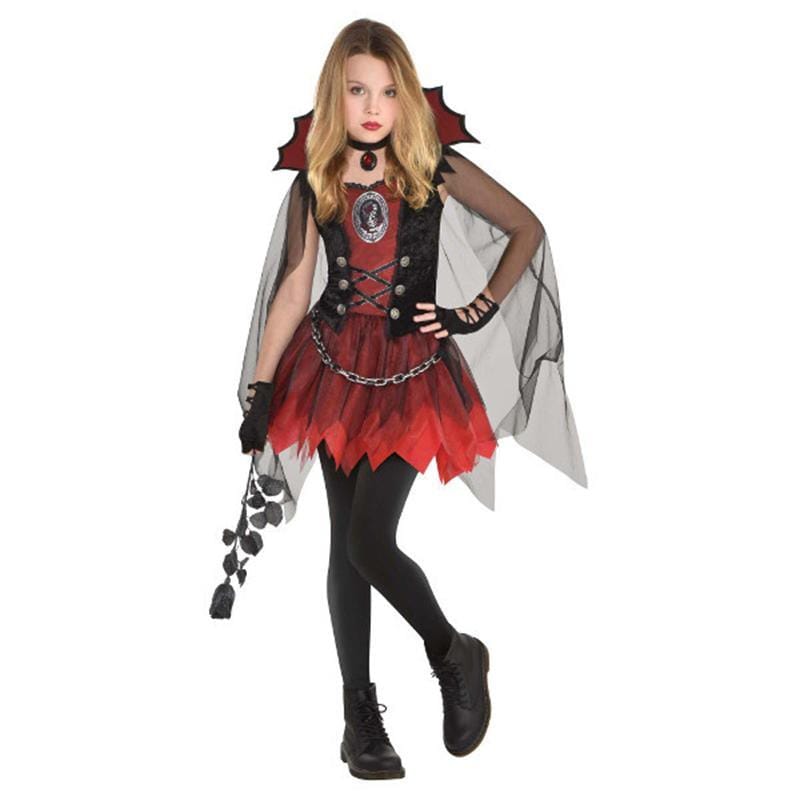 Buy Costumes Dark Red Vampire Costume for Kids sold at Party Expert