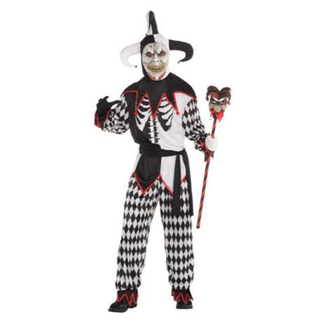 Buy Costumes Sinister Jester Costume for Adults sold at Party Expert