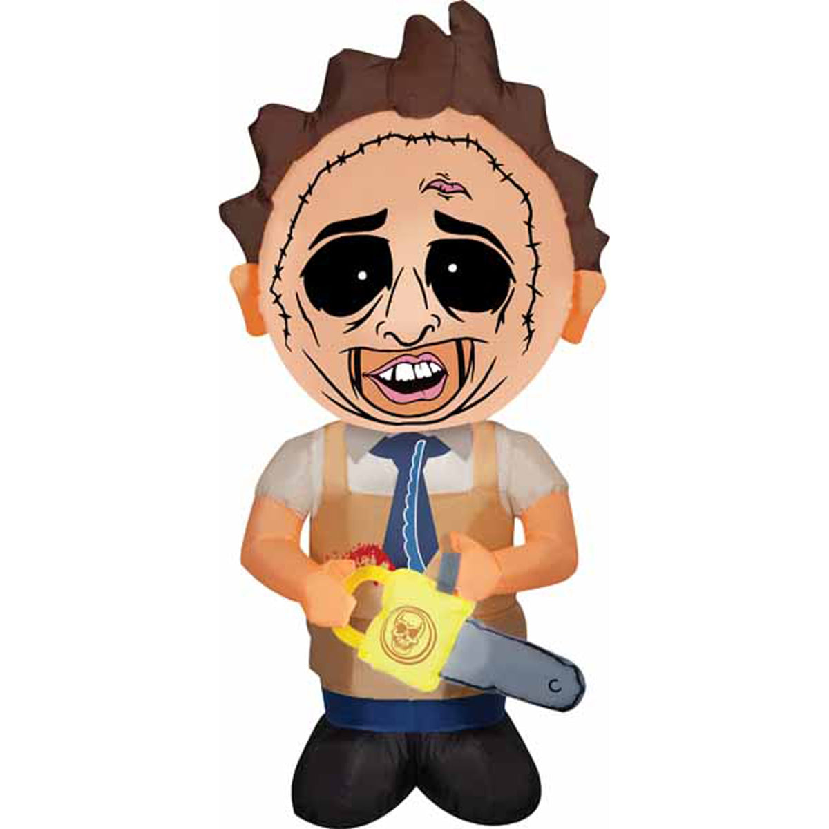 SUNSTAR INDUSTRIES Halloween Inflatable Leatherface Airblown, 1 Count 191245510420
