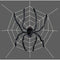 SUNSTAR INDUSTRIES Halloween Spider Web With Giant Spider, 1 Count 762543828571
