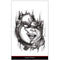 TINSLEY TRANSFERS INC Costume Accessories Here's Chucky! Temporary 3D Tattoo FX 813722023222