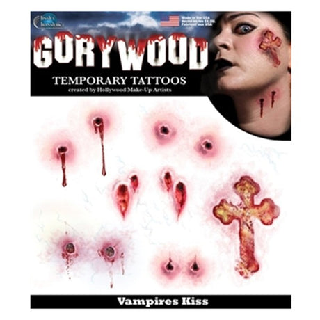 TINSLEY TRANSFERS INC Costume Accessories Vampire Kiss Temporary Tattoos 857914003869