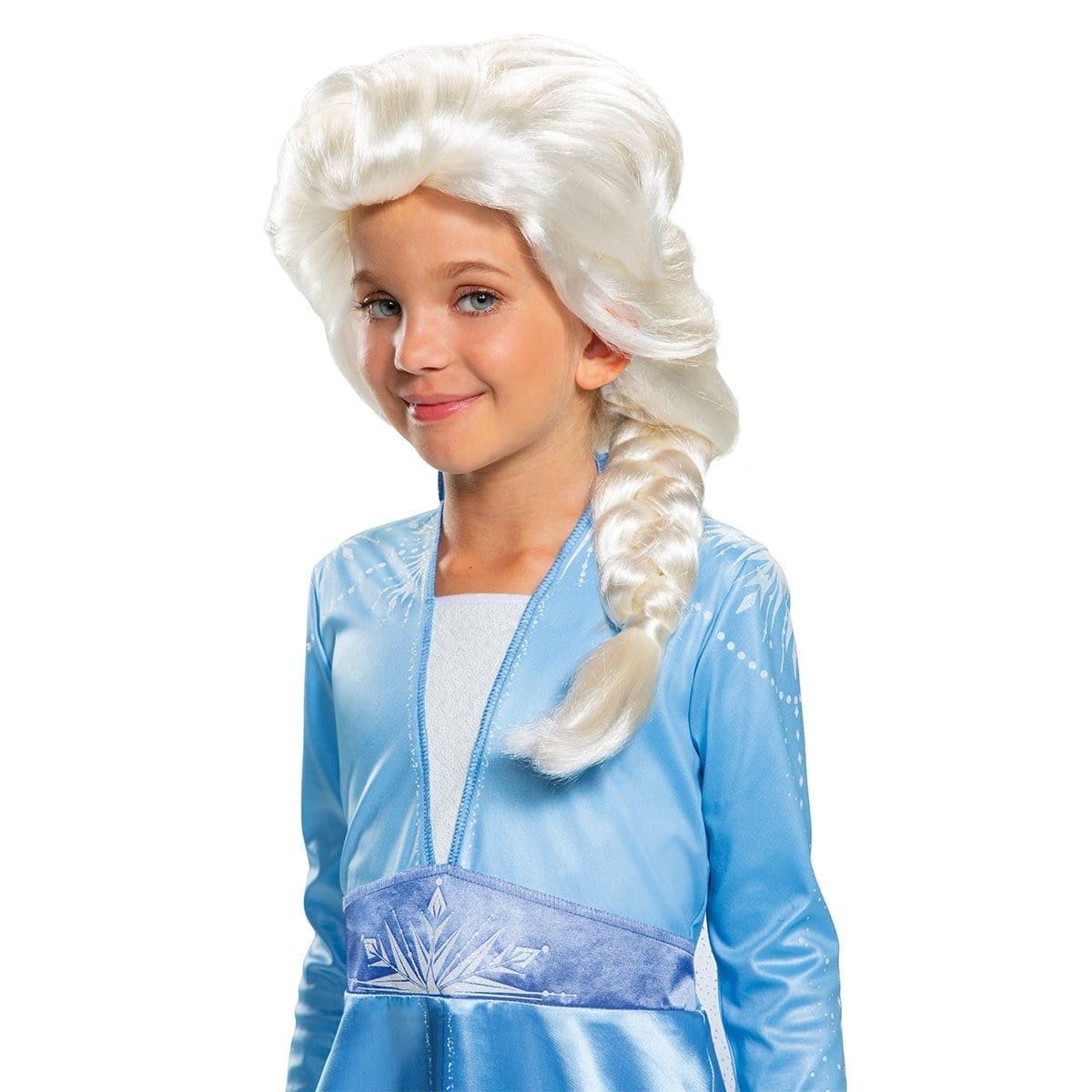 Buy Costume Accessories Elsa wig for girls, Frozen 2 sold at Party Expert