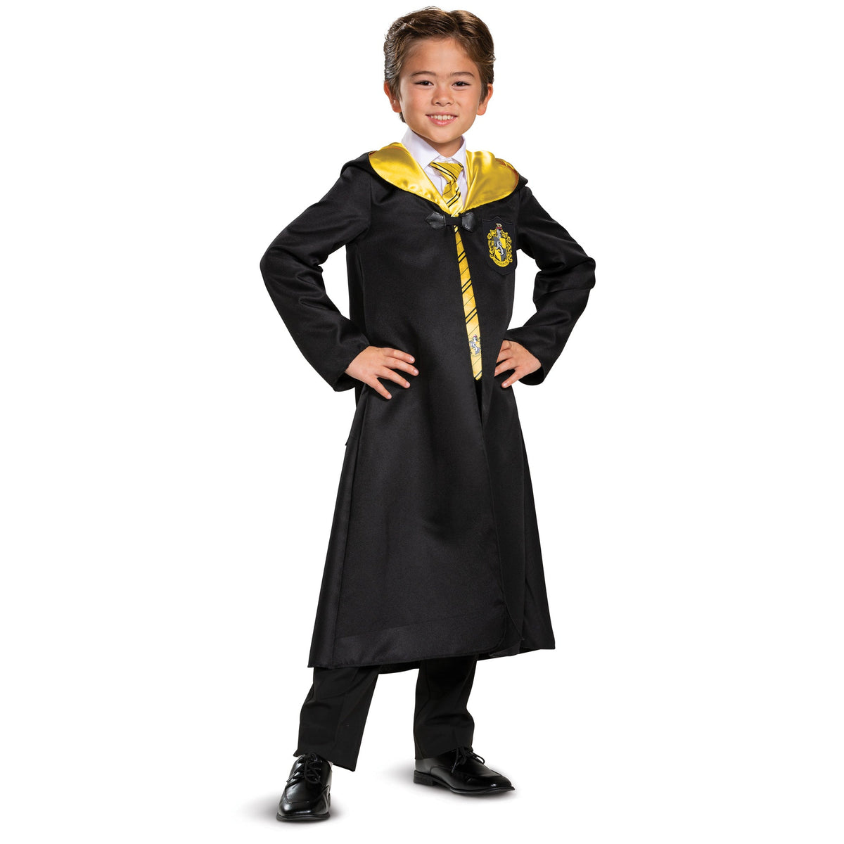 TOY-SPORT Costumes Harry Potter Hufflepuff Robe Costume for Kids