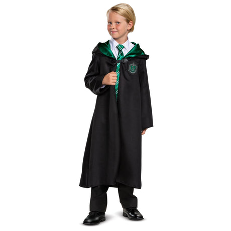 TOY-SPORT Costumes Harry Potter Slytherin Robe Costume for Kids