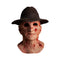 TRICK OR TREAT STUDIOS INC Costume Accessories Nightmare on Elm Street Freddy Krueger Deluxe Mask with Fedora Hat for Adults 811501033561