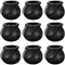 U.S. TOYS Halloween Black Halloween Mini Cauldrons, 12 Count