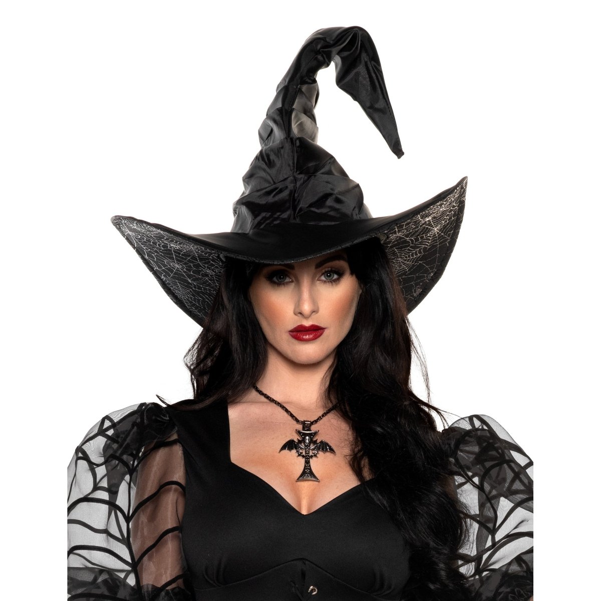UNDERWRAPS Costume Accessories Vampire Cross With Bat Wings Necklace for Adults 843248170537